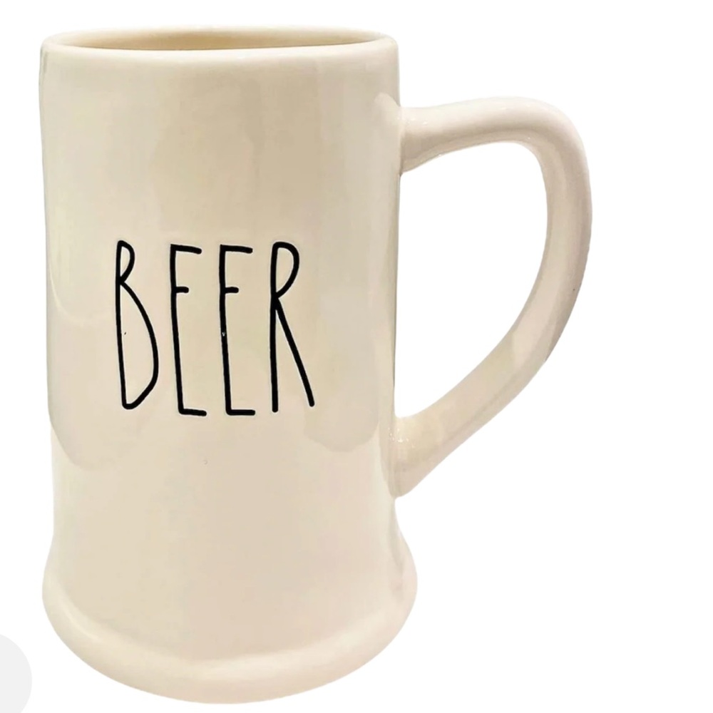 Rae Dunn Cream Beer Mug